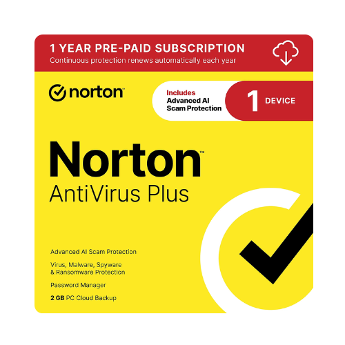 Norton™ AntiVirus Plus for 1 Device – Windows & Mac (Download)
