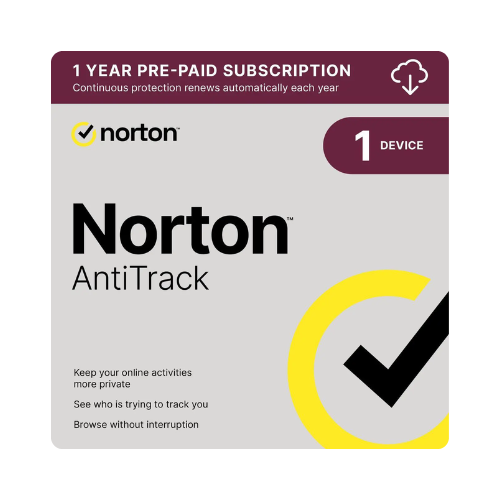 Norton AntiTrack 2026 for 1 Device – 1 Year Auto-Renewal (Download)