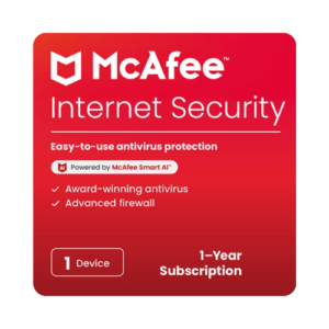 McAfee Total Protection for 1 User – Windows, Mac, Android, iOS & ChromeOS