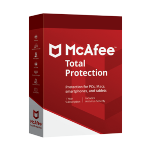 McAfee Total Protection – Multidevice License Key (1 Year)
