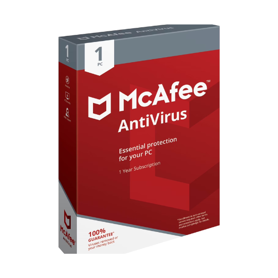 McAfee® AntiVirus Protection for 1 PC (Windows) – 1 Year Subscription